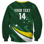 Tagaroos Oztag Australia Custom Sweatshirt Aussie Kangaroo Mascot Sporty Style