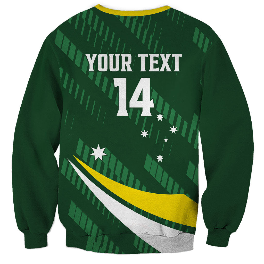 Tagaroos Oztag Australia Custom Sweatshirt Aussie Kangaroo Mascot Sporty Style