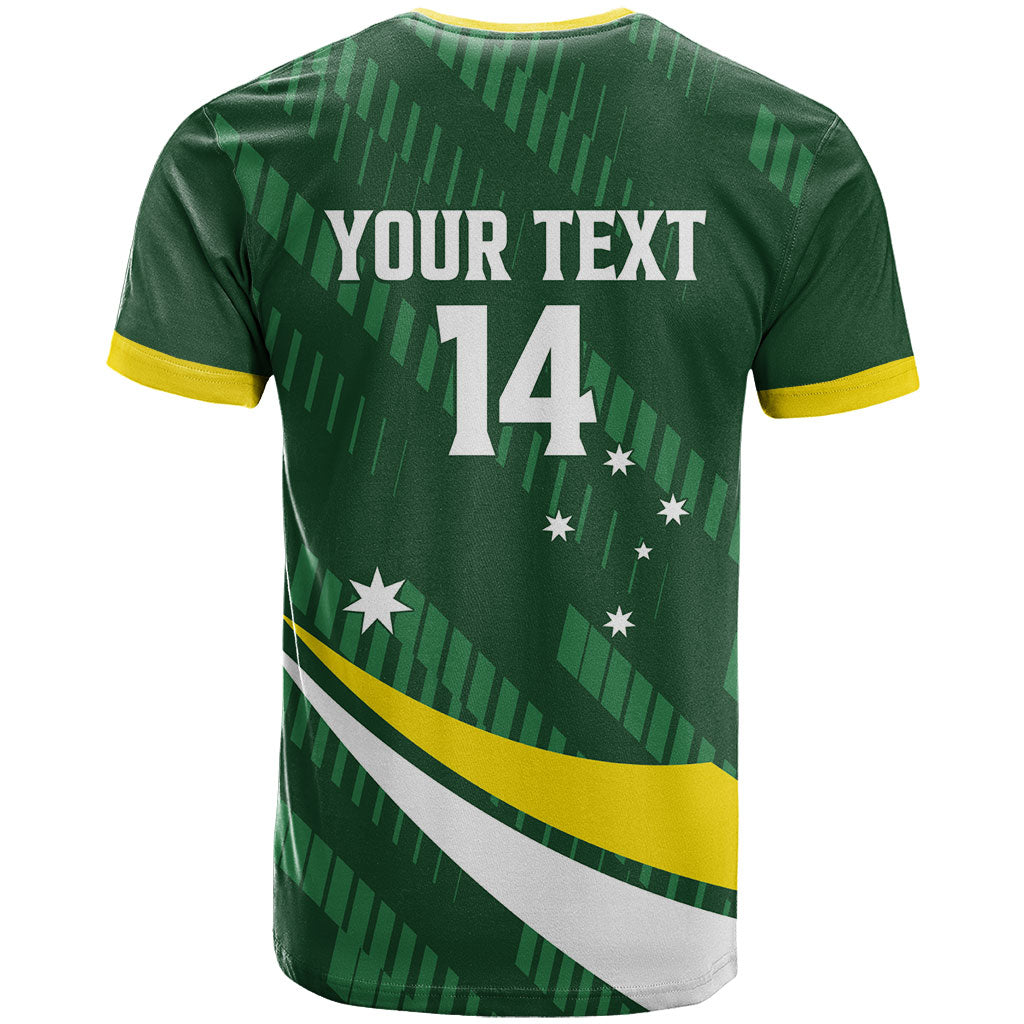 Tagaroos Oztag Australia Custom T Shirt Aussie Kangaroo Mascot Sporty Style