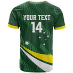 Tagaroos Oztag Australia Custom T Shirt Aussie Kangaroo Mascot Sporty Style