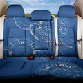Australia New South Wales Back Car Seat Cover Aussie Emu With Aboriginal Art