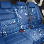 Australia New South Wales Back Car Seat Cover Aussie Emu With Aboriginal Art