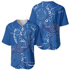 Australia New South Wales Baseball Jersey Aussie Emu With Aboriginal Art