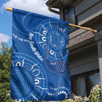 Australia New South Wales Garden Flag Aussie Emu With Aboriginal Art