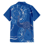 Australia New South Wales Hawaiian Shirt Aussie Emu With Aboriginal Art
