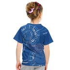 Australia New South Wales Kid T Shirt Aussie Emu With Aboriginal Art
