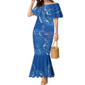 Australia New South Wales Mermaid Dress Aussie Emu With Aboriginal Art