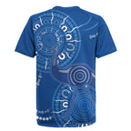Australia New South Wales Rugby Jersey Aussie Emu With Aboriginal Art