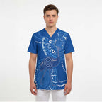 Australia New South Wales Scrub Top Aussie Emu With Aboriginal Art - Aussie Hoodie