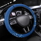 Australia New South Wales Steering Wheel Cover Aussie Emu With Aboriginal Art