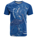 Australia New South Wales T Shirt Aussie Emu With Aboriginal Art