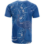Australia New South Wales T Shirt Aussie Emu With Aboriginal Art