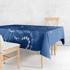 Australia New South Wales Tablecloth Aussie Emu With Aboriginal Art