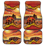 Northern Territory Uluru Car Mats Ayers Rock Kangaroo Aboriginal Art