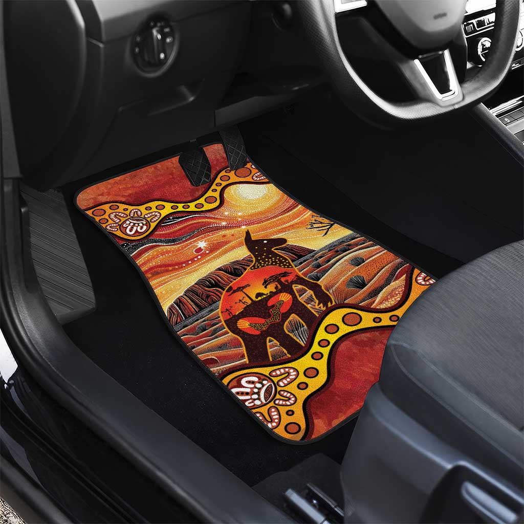 Northern Territory Uluru Car Mats Ayers Rock Kangaroo Aboriginal Art