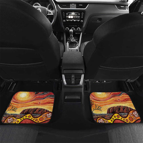 Northern Territory Uluru Car Mats Ayers Rock Kangaroo Aboriginal Art