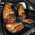 Northern Territory Uluru Car Seat Cover Ayers Rock Kangaroo Aboriginal Art