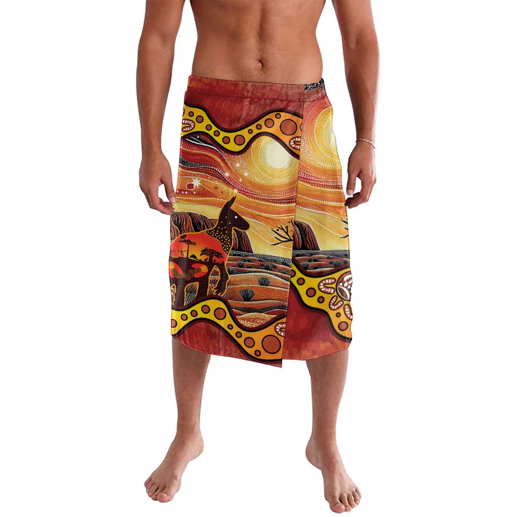 Northern Territory Uluru Lavalava Ayers Rock Kangaroo Aboriginal Art