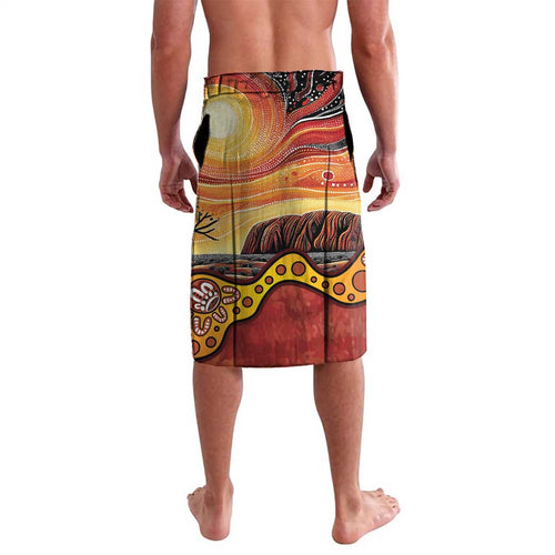 Northern Territory Uluru Lavalava Ayers Rock Kangaroo Aboriginal Art