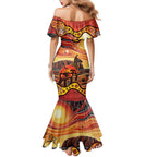 Northern Territory Uluru Mermaid Dress Ayers Rock Kangaroo Aboriginal Art