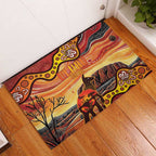 Northern Territory Uluru Rubber Doormat Ayers Rock Kangaroo Aboriginal Art