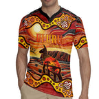 Northern Territory Uluru Rugby Jersey Ayers Rock Kangaroo Aboriginal Art