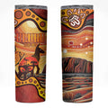 Northern Territory Uluru Skinny Tumbler Ayers Rock Kangaroo Aboriginal Art