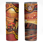 Northern Territory Uluru Skinny Tumbler Ayers Rock Kangaroo Aboriginal Art