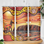 Northern Territory Uluru Skinny Tumbler Ayers Rock Kangaroo Aboriginal Art