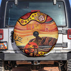 Northern Territory Uluru Spare Tire Cover Ayers Rock Kangaroo Aboriginal Art