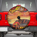 Northern Territory Uluru Spare Tire Cover Ayers Rock Kangaroo Aboriginal Art