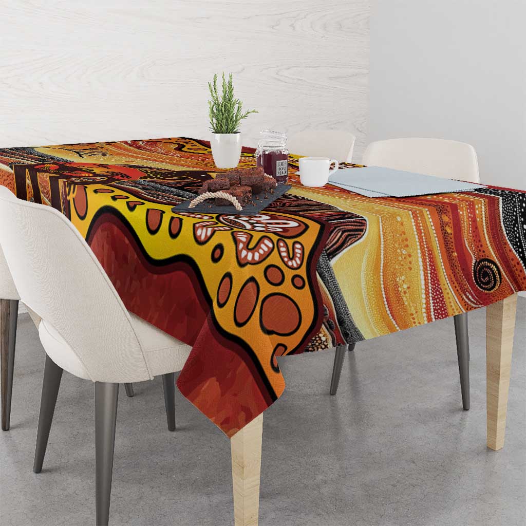Northern Territory Uluru Tablecloth Ayers Rock Kangaroo Aboriginal Art