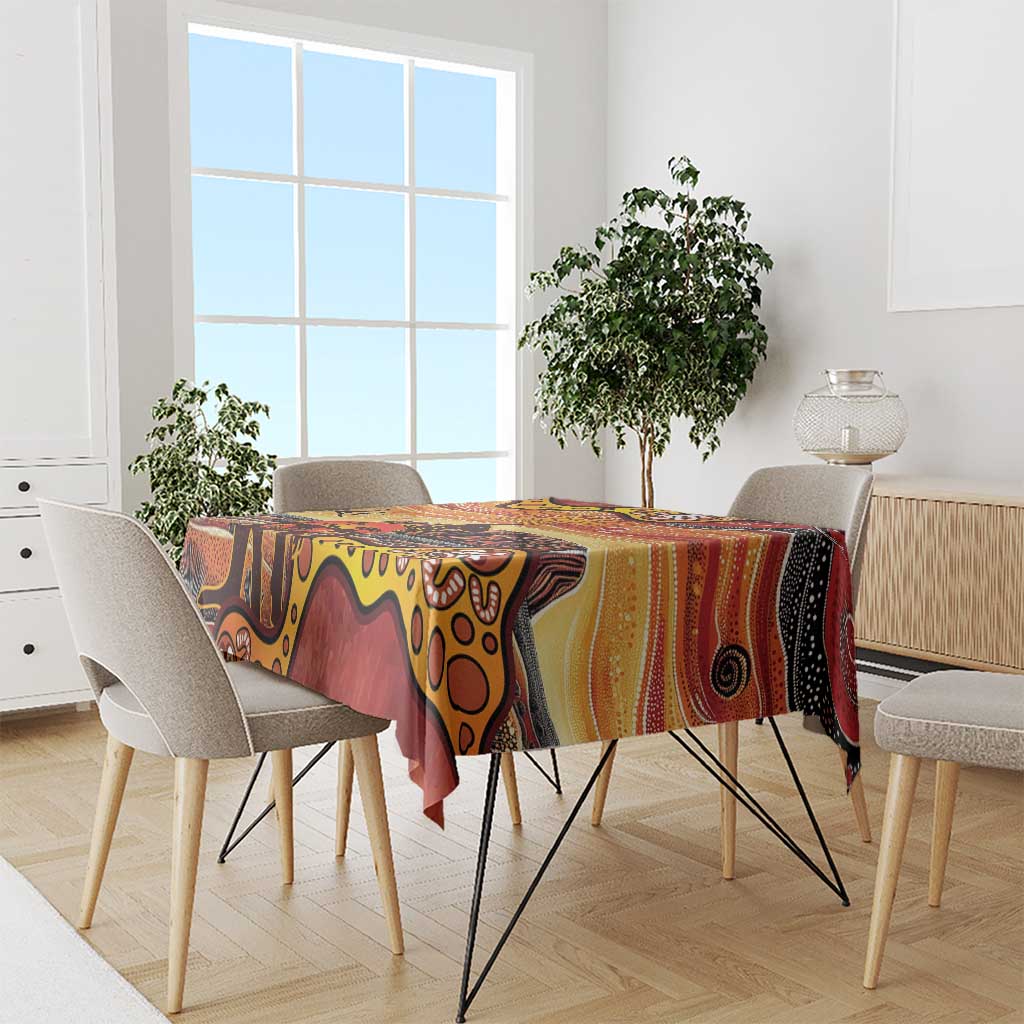 Northern Territory Uluru Tablecloth Ayers Rock Kangaroo Aboriginal Art