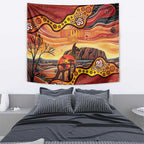 Northern Territory Uluru Tapestry Ayers Rock Kangaroo Aboriginal Art