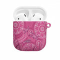 Australia Indigenous Pink Month AirPods Case Breast Cancer Aboriginal Dragonflies Ribbon - Aussie Hoodie