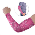 Australia Indigenous Pink Month Arm Sleeves Breast Cancer Aboriginal Dragonflies Ribbon - Aussie Hoodie