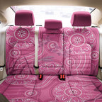 Australia Indigenous Pink Month Back Car Seat Cover Breast Cancer Aboriginal Dragonflies Ribbon - Aussie Hoodie