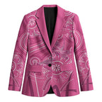 Australia Indigenous Pink Month Blazer Breast Cancer Aboriginal Dragonflies Ribbon - Aussie Hoodie