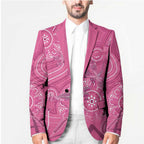 Australia Indigenous Pink Month Blazer Breast Cancer Aboriginal Dragonflies Ribbon - Aussie Hoodie