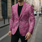 Australia Indigenous Pink Month Blazer Breast Cancer Aboriginal Dragonflies Ribbon - Aussie Hoodie