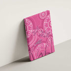Australia Indigenous Pink Month Canvas Wall Art Breast Cancer Aboriginal Dragonflies Ribbon - Aussie Hoodie