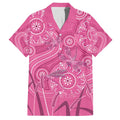 Australia Indigenous Pink Month Family Matching Tank Maxi Dress and Hawaiian Shirt Breast Cancer Aboriginal Dragonflies Ribbon - Aussie Hoodie