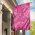 Australia Indigenous Pink Month Garden Flag Breast Cancer Aboriginal Dragonflies Ribbon - Aussie Hoodie