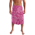 Australia Indigenous Pink Month Lavalava Breast Cancer Aboriginal Dragonflies Ribbon - Aussie Hoodie