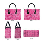 Australia Indigenous Pink Month Leather Bag Breast Cancer Aboriginal Dragonflies Ribbon - Aussie Hoodie