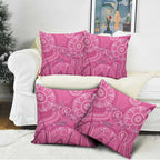 Australia Indigenous Pink Month Pillow Cover Breast Cancer Aboriginal Dragonflies Ribbon - Aussie Hoodie