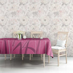 Australia Indigenous Pink Month Tablecloth Breast Cancer Aboriginal Dragonflies Ribbon - Aussie Hoodie