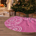 Australia Indigenous Pink Month Tree Skirt Breast Cancer Aboriginal Dragonflies Ribbon - Aussie Hoodie