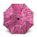 Australia Indigenous Pink Month Umbrella Breast Cancer Aboriginal Dragonflies Ribbon - Aussie Hoodie