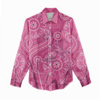 Australia Indigenous Pink Month Women Casual Shirt Breast Cancer Aboriginal Dragonflies Ribbon - Aussie Hoodie